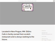 Tablet Screenshot of ettlinscafe.com